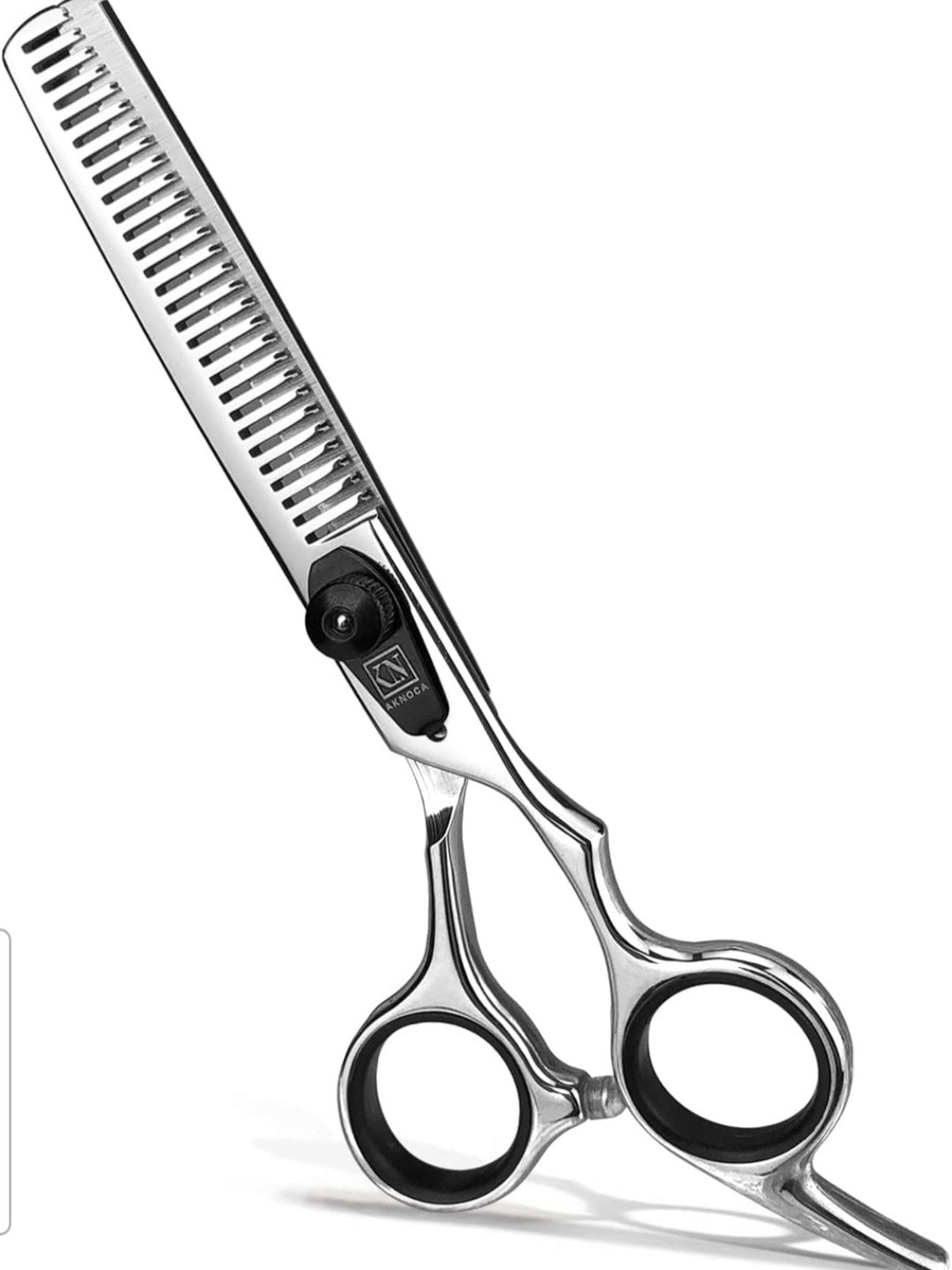 Stainless Steel Silver Thinning Shears for Men’s Grooming